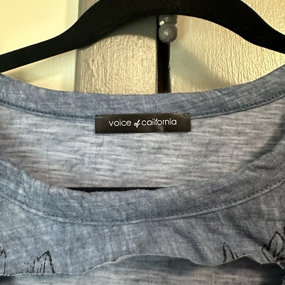 Rock & Roll Cowgirl Gray Graphic Muscle Tee - Picture 3 of 4